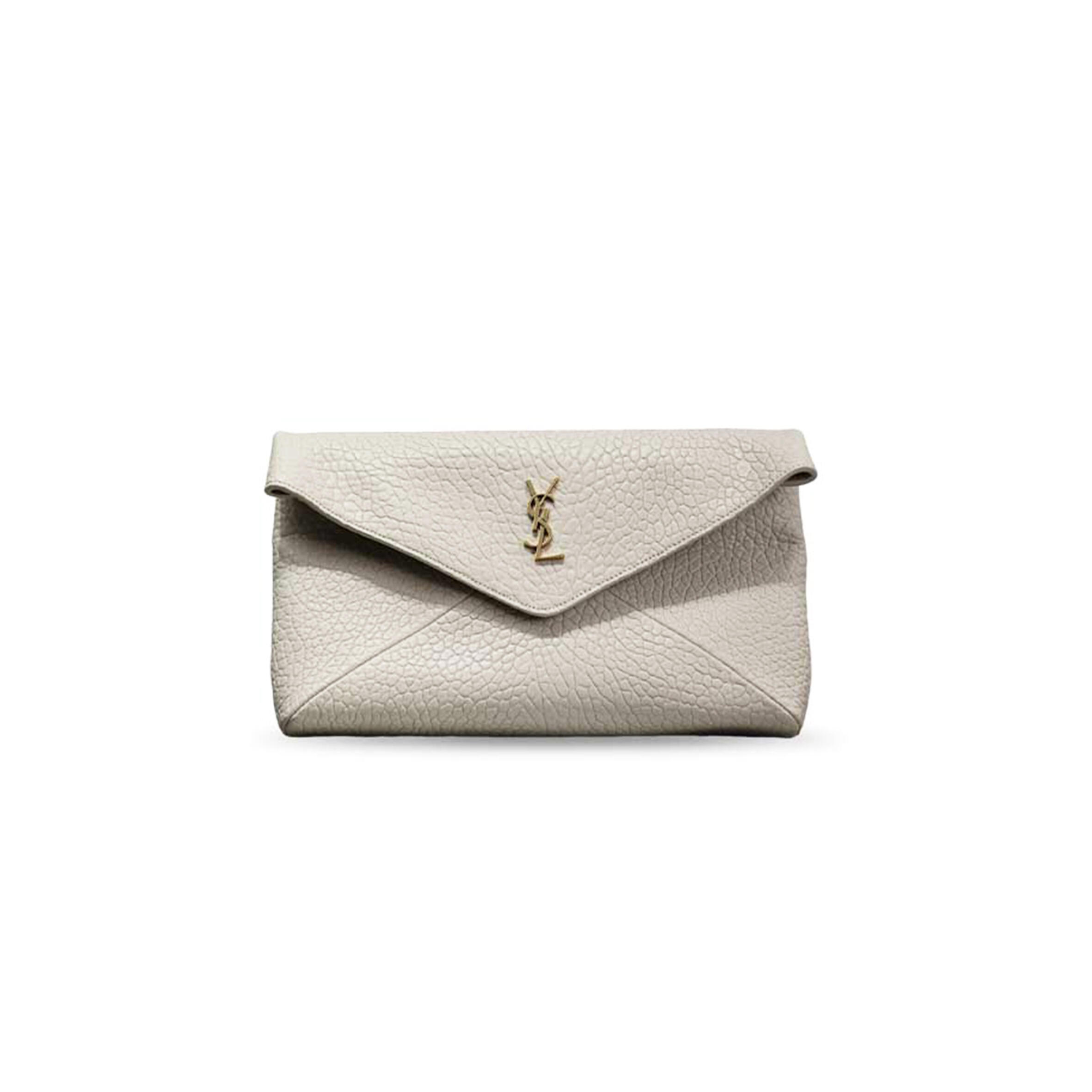 YSL CASSANDRE LARGE ENVELOPE POUCH IN LAMBSKIN 769307 (29.5*18*4.5cm) 